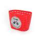 FirstBIKE basket RED, incl. strap&sticker